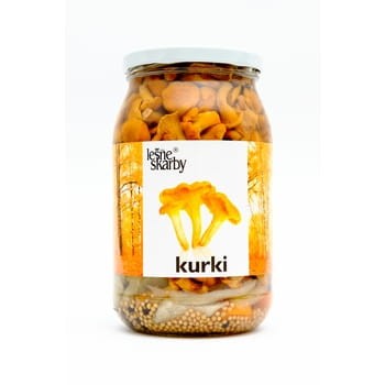 Kurki Marynowane Całe 800 G Leśne Skarby Produkt Pasteryzowany