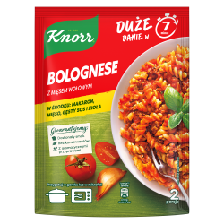 Knorr Makaron bolognese z mięsem wołowym 160 g