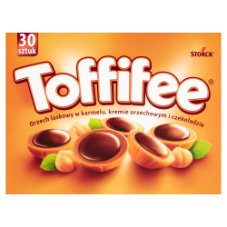 Toffifee Orzech laskowy w karmelu kremie orzechowym i czekoladzie 250 g