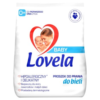 Lovela Baby Hipoalergiczny proszek do prania do bieli 1,3 kg (13 prań)