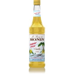 Monin Vanilla Sugar Free - Syrop Bezcukrowy Waniliowy 0,7L