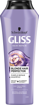 Gliss Hair Repair Purple Szampon do włosów blond i rozjaśnionych 250 ml