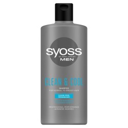 Syoss Men Clean &amp; Cool Szampon 440 ml