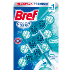Bref WC Color Aktiv Zawieszka do muszli WC morski 3 x 50 g