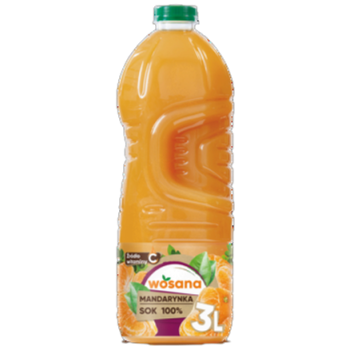 Wosana Sok Mandarynkowy 100% 3L