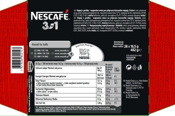 Nescafé 3In1 Classic Rozpuszczalny Napój Kawowy 28 X 16,5G