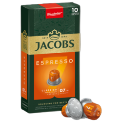 Jacobs Espresso Classico 7 Kawa Mielona 10 Kapsułek 52 G