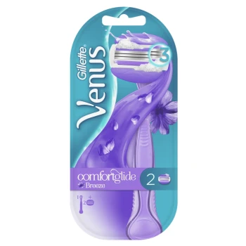 Gillette Venus Breeze Maszynka do golenia dla kobiet z 2 wymiennymi ostrzami