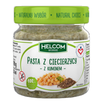 Helcom Pasta z ciecierzycy z kuminem 190 g