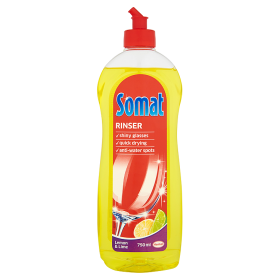 Somat Lemon &amp; Lime Płyn nabłyszczający do zmywarek 750 ml