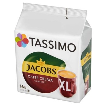 Tassimo Jacobs Caffè Crema Classico XL Kawa mielona (16 kapsułek) 132,8 g
