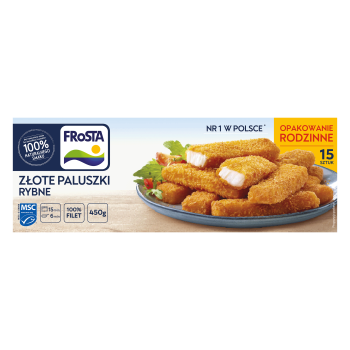Mrożonka FRoSTA Złote paluszki rybne 450 g (15 sztuk)