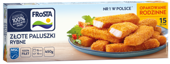 Mrożonka FRoSTA Złote paluszki rybne 450 g (15 sztuk)