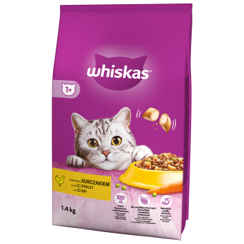 Whiskas Adult sucha karma dla dorosłych kotów Kurczak 1,4 kg