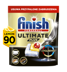Finish Ultimate Plus kapsułki do zmywarki Lemon 90 szt.