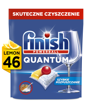 Finish Quantum kapsułki do zmywarki ALL IN 1 Lemon 46 szt.