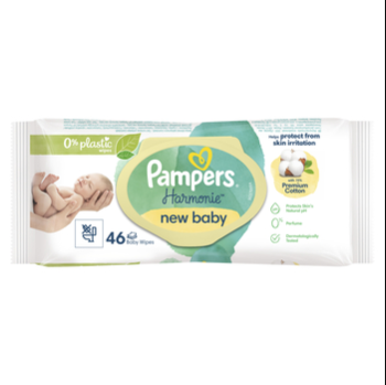 Pampers Harmonie New Baby chusteczki 46 szt.