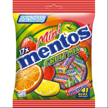 Mentos Mini Torebka Fruit Mix 17X10,5 g