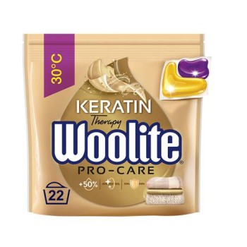 Woolite Żelowe kapsułki do prania z keratyną Pro-Care 33 szt.