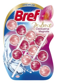 Bref DeLuxe zawieszka do WC Delikatna Magnolia 3x50 g