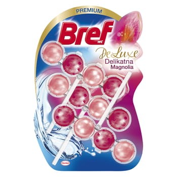 Bref DeLuxe zawieszka do WC Delikatna Magnolia 3x50 g