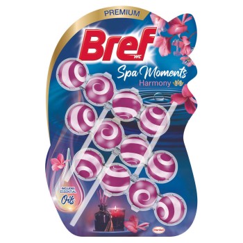 Bref Spa Moments zawieszka do WC Harmony 3x50 g