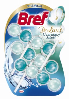 Bref DeLuxe zawieszka do WC Czarujący Jaśmin 3x50 g