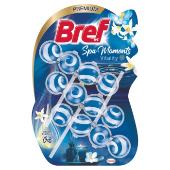 Bref Spa Moments zawieszka do WC Vitality 3x50 g