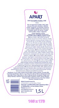 Apart Floral care pielęgnacyjny płyn do kąpieli Róża 1,5 l