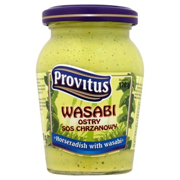 Provitus Wasabi Ostry sos chrzanowy 170 g