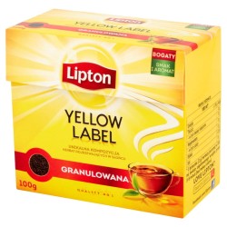 Lipton Yellow Label Herbata czarna granulowana 100 g