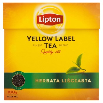 Lipton Yellow Label Herbata czarna liściasta 100 g