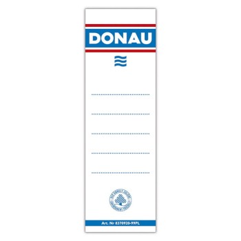 Etykiety DONAU dwustronne do segregatora 7cm 20 szt.