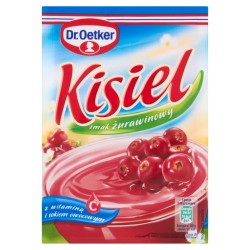 Dr. Oetker Kisiel Żurawinowy Z Witaminami I Sokiem Owocowym 38 g
