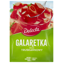 Delecta Galaretka smak truskawkowy 75 g