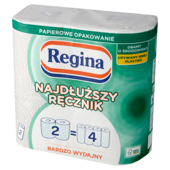 Regina Najdłuższy Ręcznik Ręcznik uniwersalny 2 warstwy 2 rolki