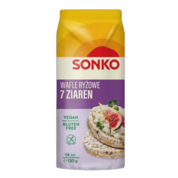 Sonko Wafle Ryżowe 7 Ziaren 130 g