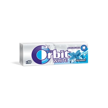 Orbit White Fresh Mint Guma do żucia bez cukru 14 g (10 drażetek)