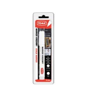 Markery kredowe końcówka 4.5mm białe TO-292 02 TOMA