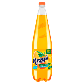 Krzyś Napój smak pomarańczowy gazowany 1,25 l