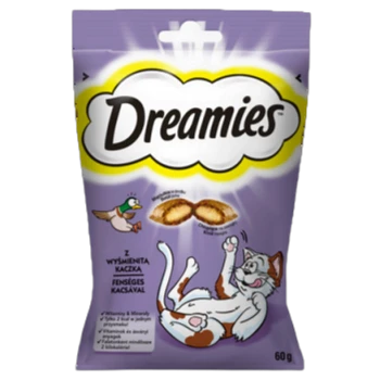 Dreamies z wyśmienitą kaczką Karma uzupełniająca dla kotów i kociąt 60 g