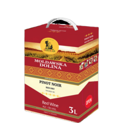 'Wino Gronowe Czerwone Wytrawne Moldawska Dolina3 L