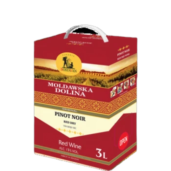 'Wino Gronowe Czerwone Wytrawne Moldawska Dolina3 L