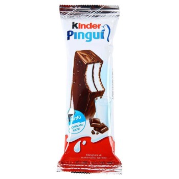 Kinder Pingui Choco Biszkopt z mlecznym nadzieniem pokryty czekoladą 30 g