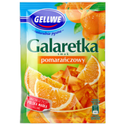 Gellwe Galaretka smak pomarańczowy 72 g