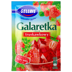Gellwe Galaretka smak truskawkowy 75 g
