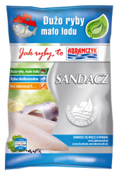 Abramczyk Sandacz Filet ze skórą mrożony 450 g