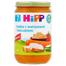 HiPP BIO Kuskus z warzywami i kurczakiem po 7. miesiącu 220 g