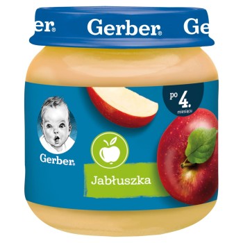Gerber Moja pierwsza łyżeczka Jabłuszka po 4 miesiącu 125 g