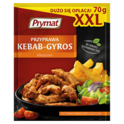 Prymat Przyprawa kebab-gyros klasyczna XXL 70 g